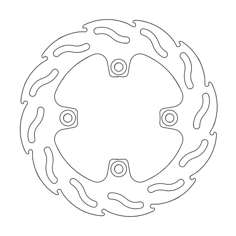 Moto-Master Flame Bremseplate bak Bombardier: DS650