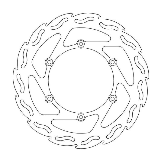 Moto-Master Flame Bremseplate foran Suzuki, Yamaha