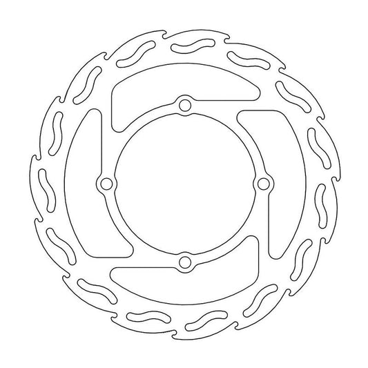 Moto-Master Flame Bremseplate foran Kawasaki KX-F 450