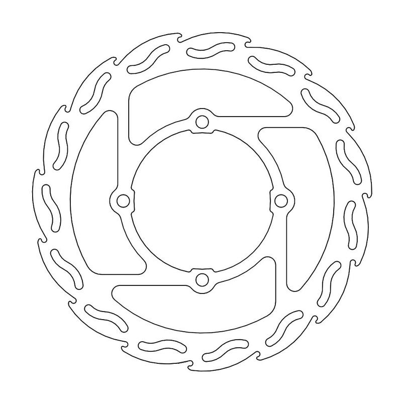 Moto-Master Flame Bremseplate foran Kawasaki KX, KX-F