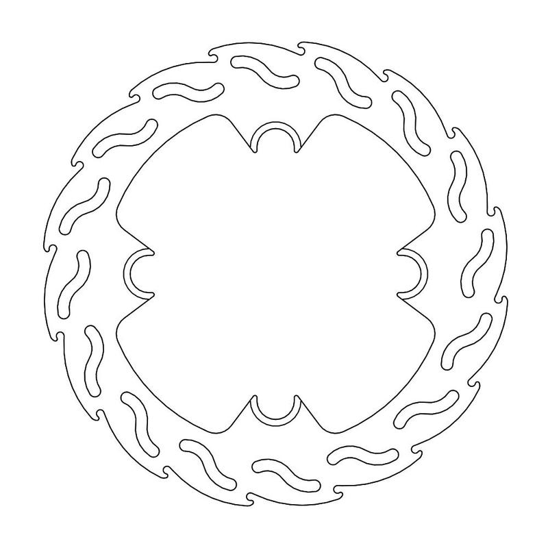 Moto-Master Flame Bremse Skive bak Husqvarna