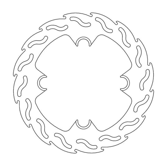 Moto-Master Flame Bremse Skive bak Husqvarna