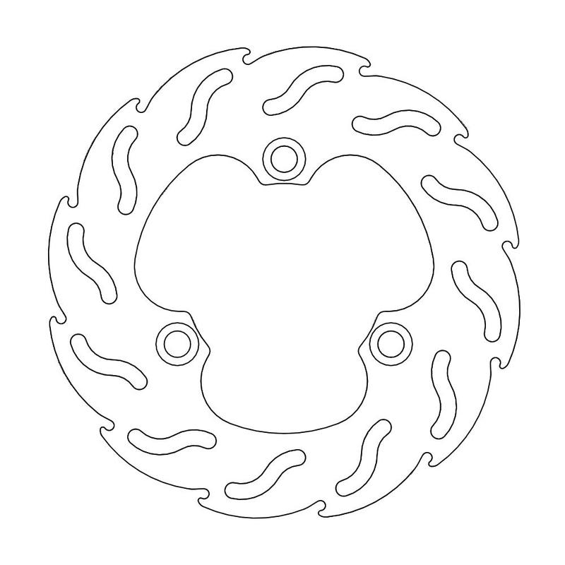 Moto-Master Flame bremseskive bak Suzuki: LT-R450