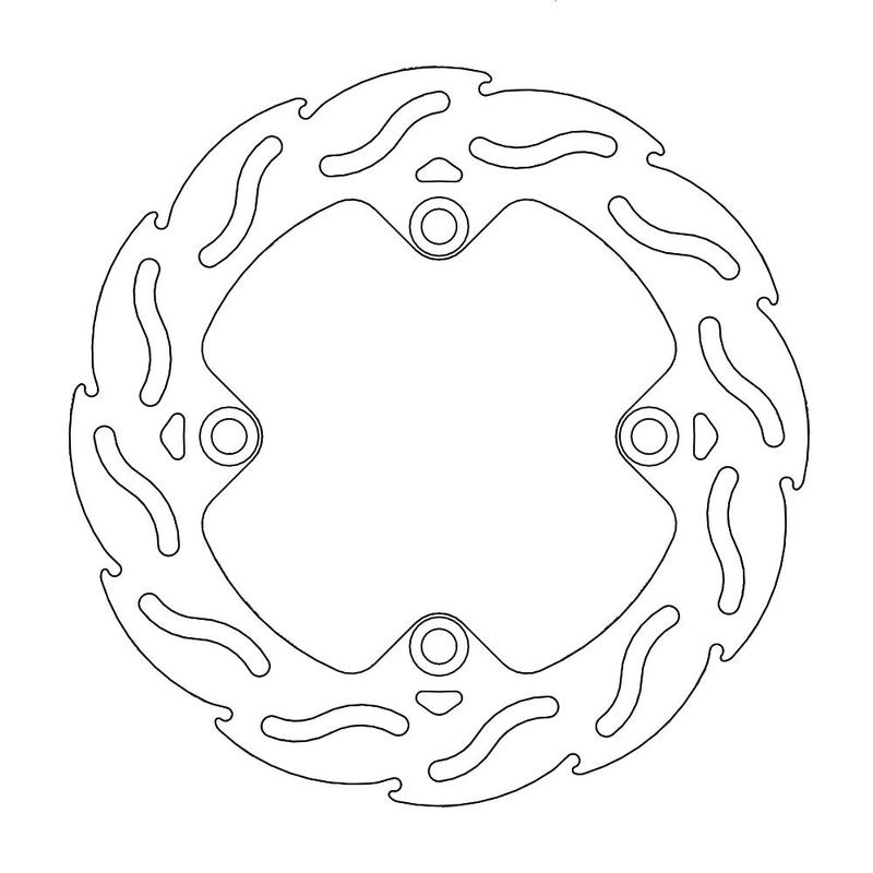 Moto-Master Flame Bremse bak Triumph: T1050,T955,T509
