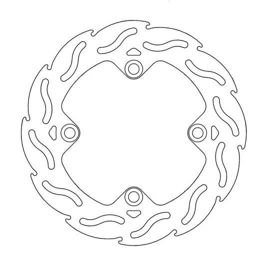 Moto-Master Flame Bremse bak Triumph: T1050,T955,T509