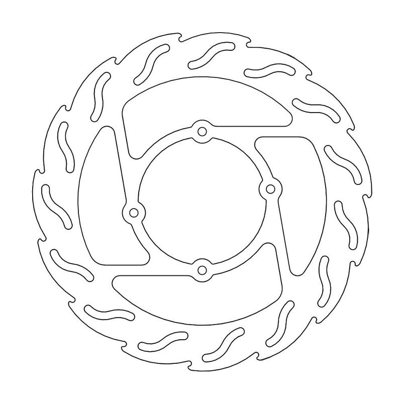 Moto-Master Flame Oversize Bremse foran Honda CR80/85, CRF150