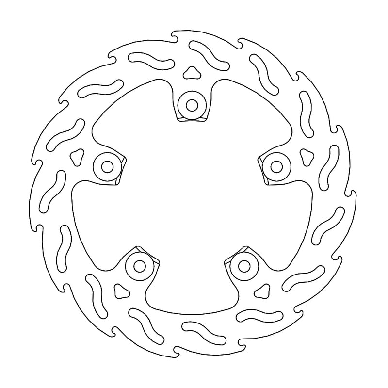 Moto-Master Flame Bremse bak KTM: 690 SMR, 950 SM, 990 Superduke