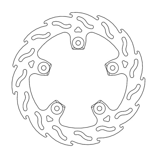 Moto-Master Flame Bremse bak KTM: 690 SMR, 950 SM, 990 Superduke