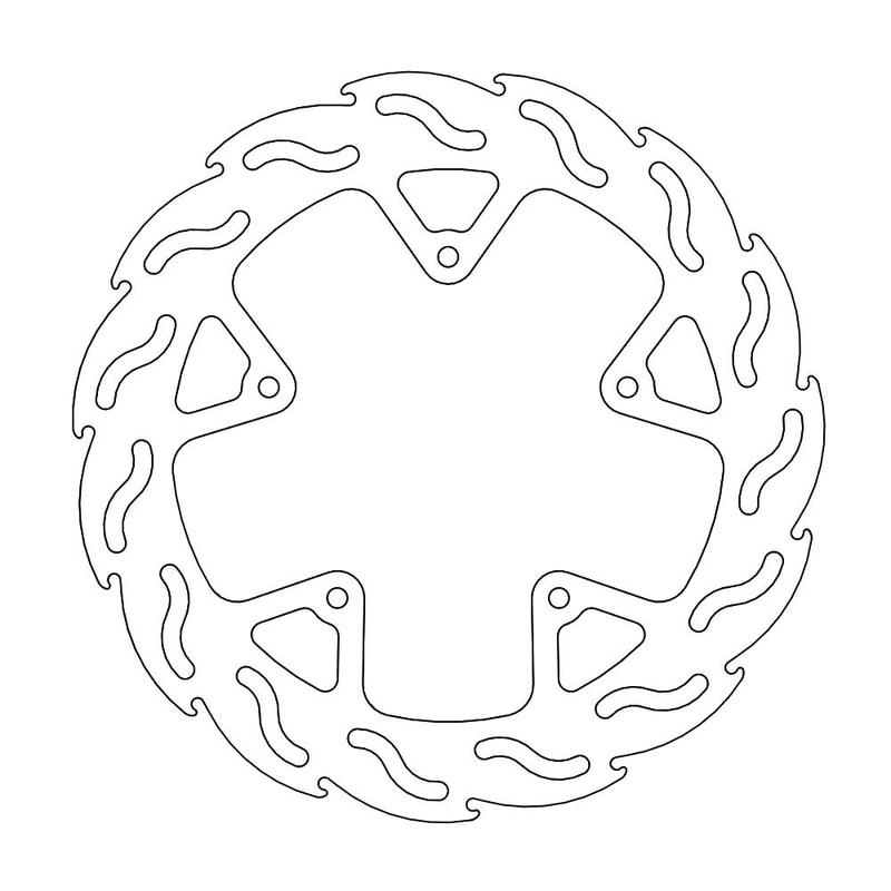 Moto-Master Flame Bremse bak Aprilia: RXV 450/550, SXV 450/550