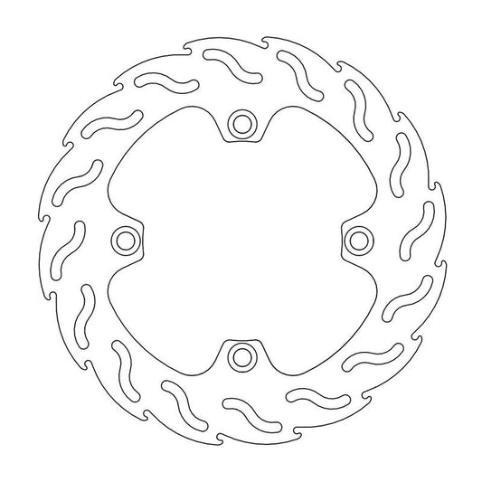 Moto-Master Flame Bremse bak Honda: Hornet 600, CBF 600, CBF 1000