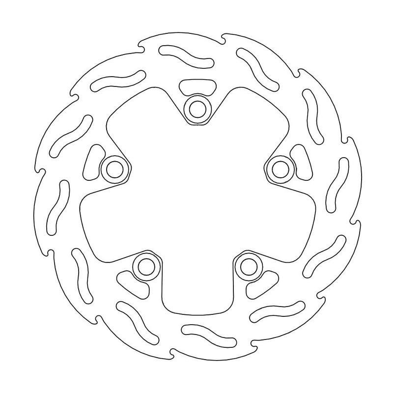 Moto-Master Flame bremseskive bak Suzuki: AN 250 / 400 Burgman