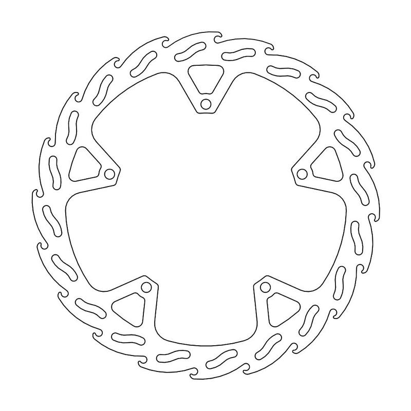 Moto-Master Flame Bremseplate foran Yamaha: YZF-R125