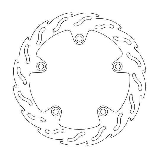 Moto-Master Flame Bremseplate bak BMW: F650GS, F800GS/R, K1300R/S