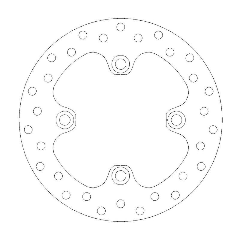 Moto-Master Bremseplate foran Suzuki LTA 700 / 750 Kingquad