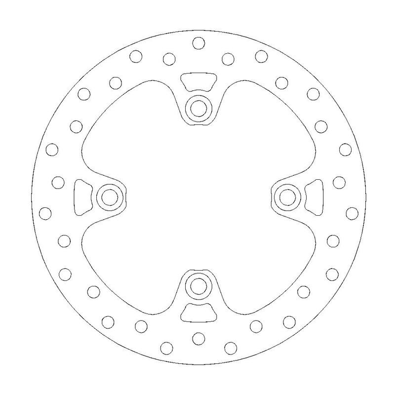 Moto-Master Bremseskive foran Yamaha YFM 700 Grizzly