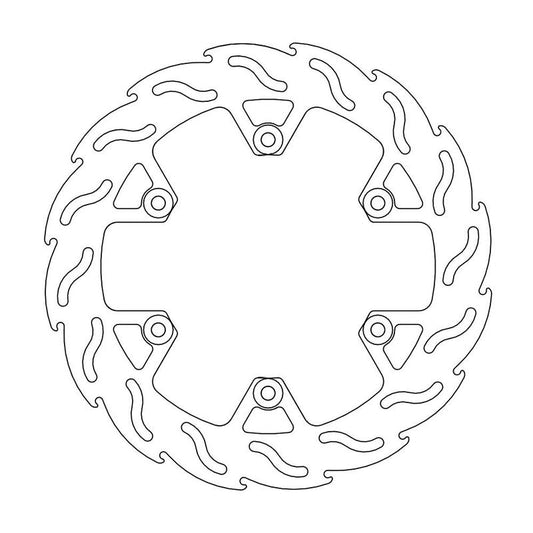 Moto-Master Flame Bremseskive bak Yamaha RD 350