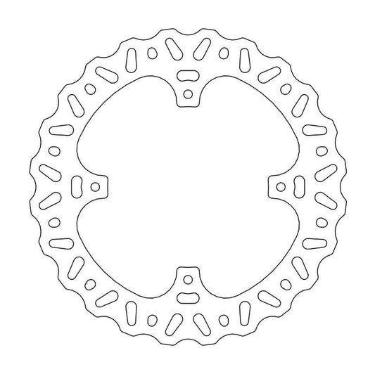 Moto-Master Bremseplate CR/CRF bak Nitro