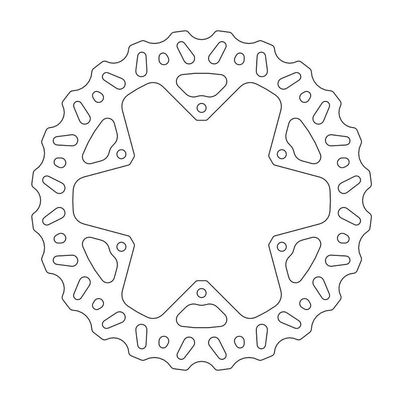 Moto-Master Nitro Bremseplate bak YZ/YZF