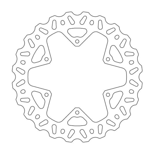 Moto-Master Nitro Bremseplate bak YZ/YZF