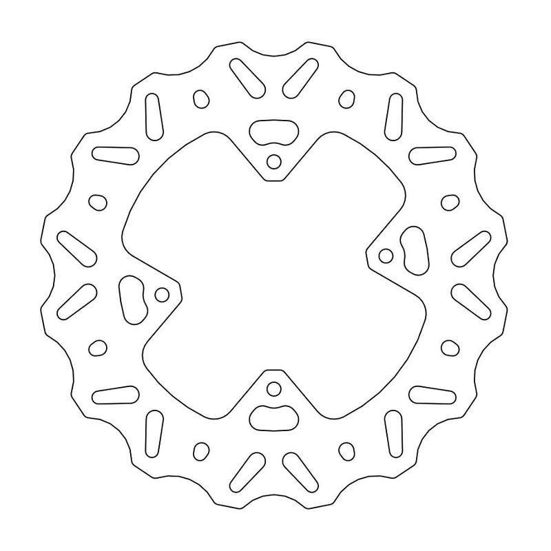 Moto-Master Bremseplate CR85/CRF150 foran Nitro