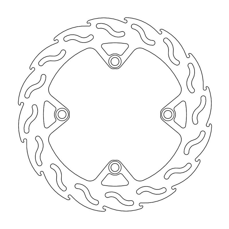 Moto-Master Flame Bremseplate bak Husqvarna 2011