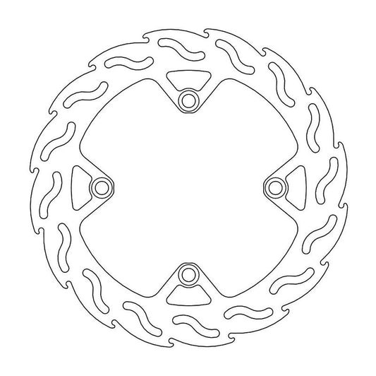 Moto-Master Flame Bremseplate bak Husqvarna 2011