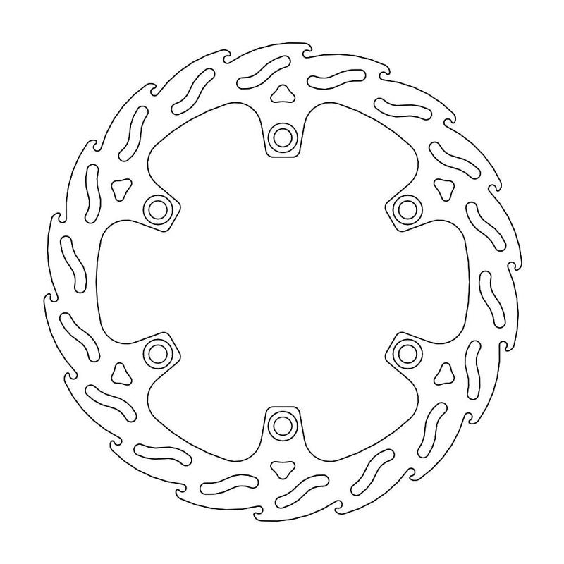 Moto-Master Flame Bremseplate foran Vigor 650