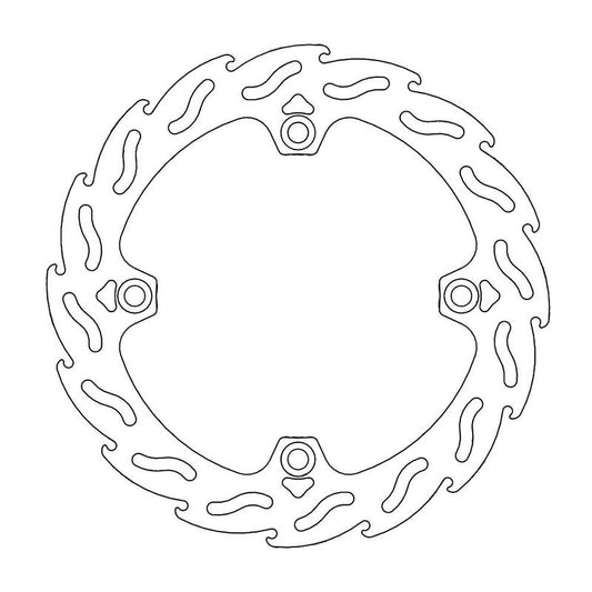 Moto-Master Flame Bremseplate foran venstre Dominator/Transalp 650