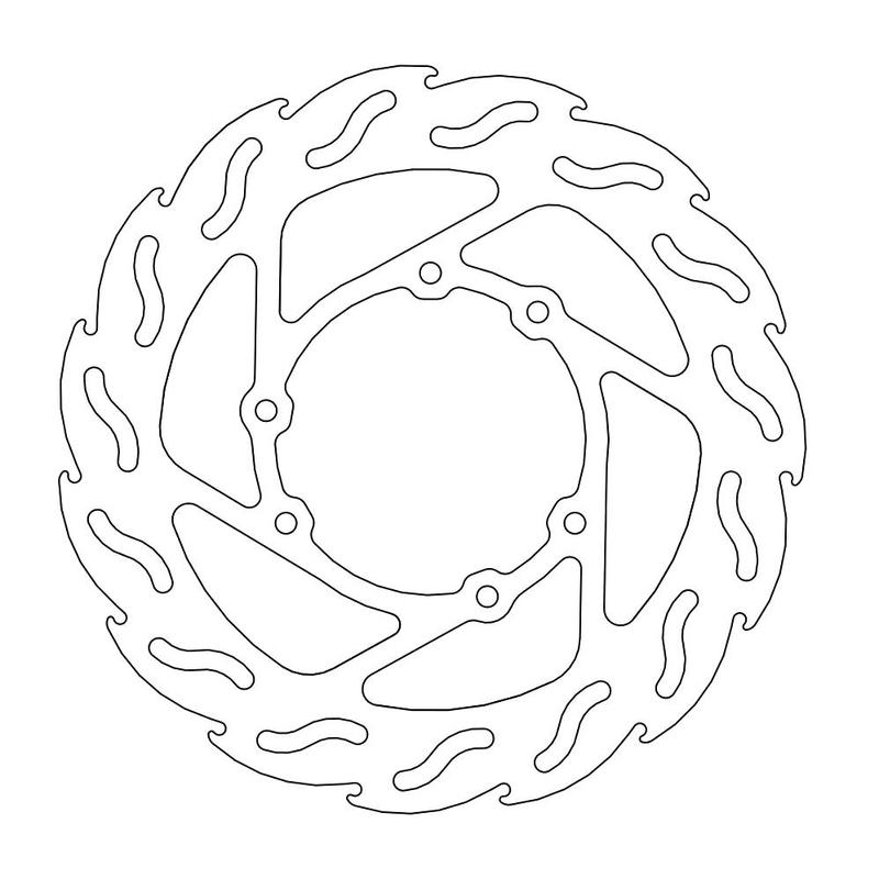 Moto-Master Flame Bremseplate foran Yamaha / TM