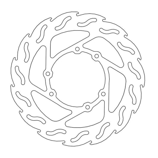 Moto-Master Flame Bremseplate foran Yamaha / TM