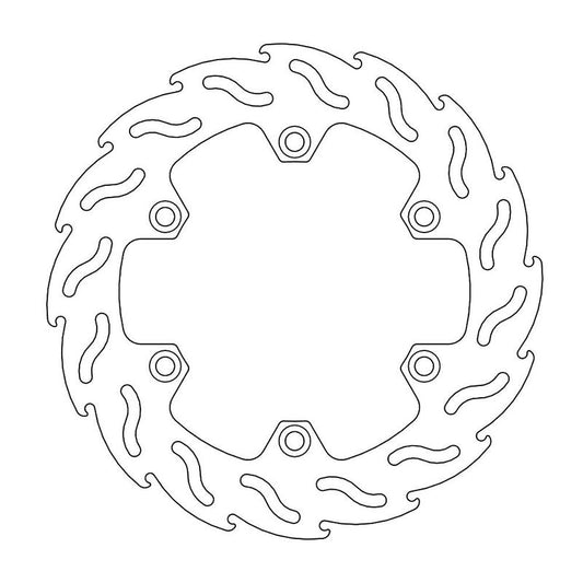 Moto-Master Flame Bremseplate foran høyre Transalp 600