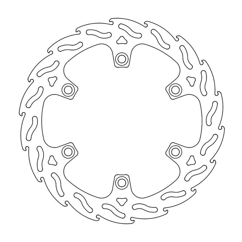 Moto-Master Flame Bremseplate foran høyre Honda/Triumph