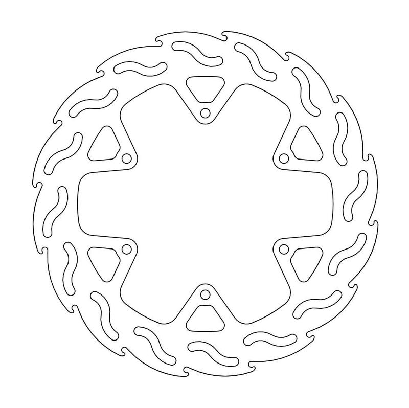 Moto-Master Flame Bremseplate bak KTM 990 SMR, ABS