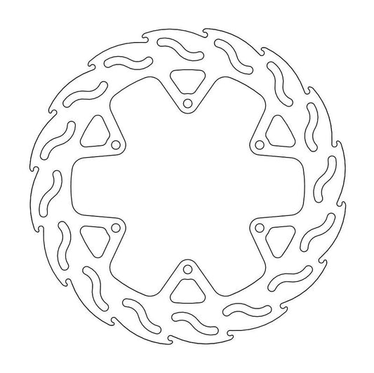 Moto-Master Flame Bremseplate bak KTM 990 SMR, ABS