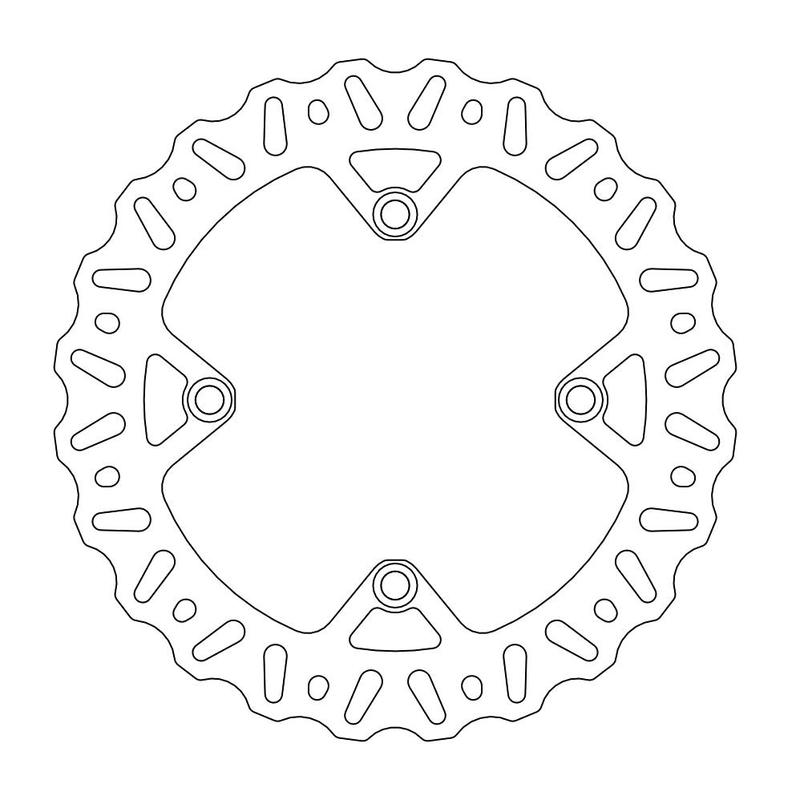 Moto-Master Nitro Bremseplate bak Husqvarna