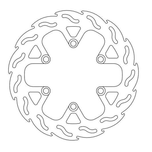 Moto-Master Flame Bremseplate bak Kawasaki KLX 250