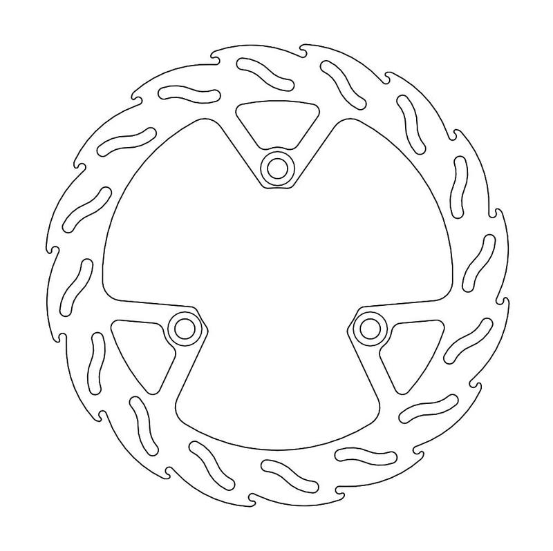 Moto-Master Flame Bremseplate foran høyre / bakre plate Suzuki Burgman 200