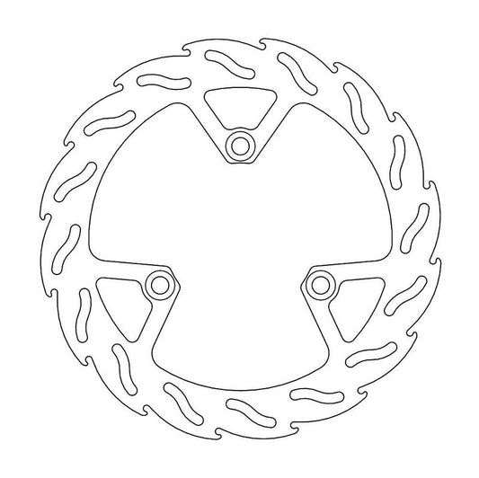 Moto-Master Flame Bremseplate foran høyre / bakre plate Suzuki Burgman 200