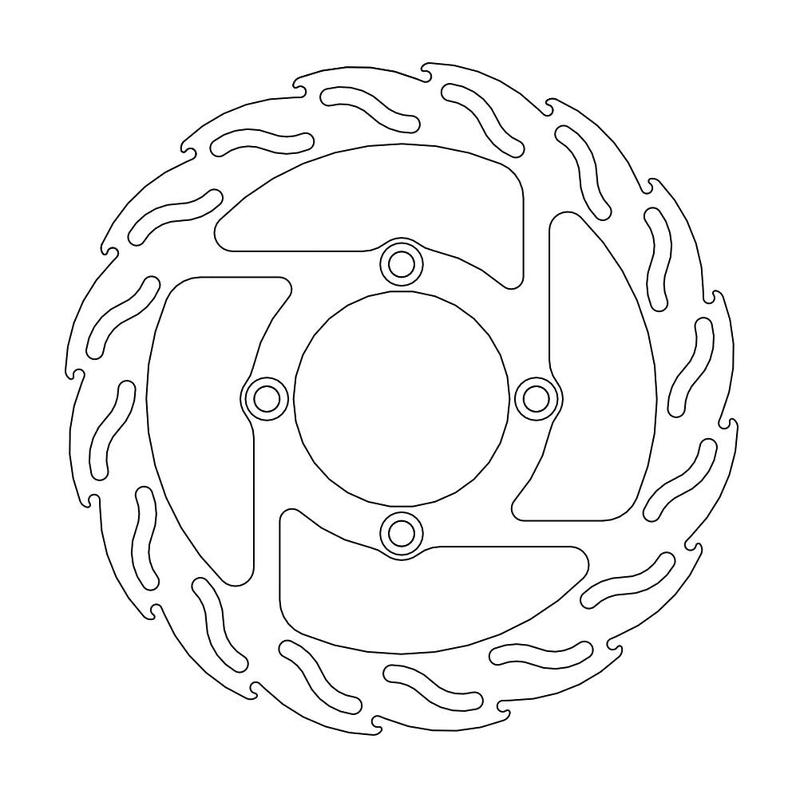 Moto-Master Flame Bremseplate foran venstre Honda Varadero 125