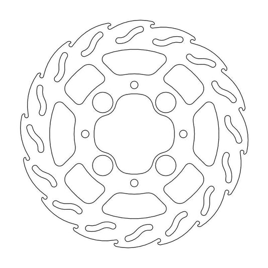 Moto-Master Flame Brakedisc bak VFR 800, ABS