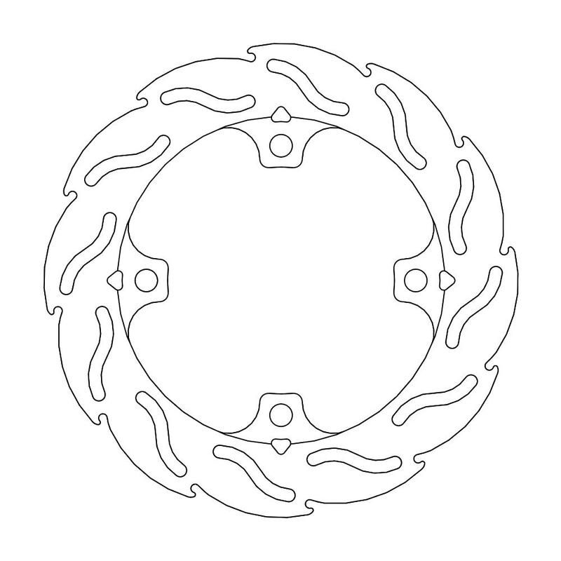 Moto-Master Flame Brakedisc bak CBR 1000 RR, ABS