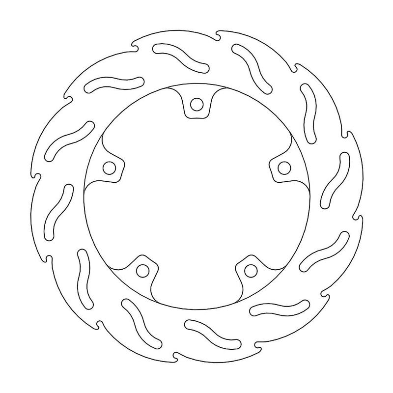 Moto-Master Flame Brakedisc bak RSV 4, Factory, ABS