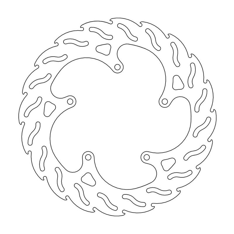 Moto-Master Flame Brakedisc bak V-Max 1680