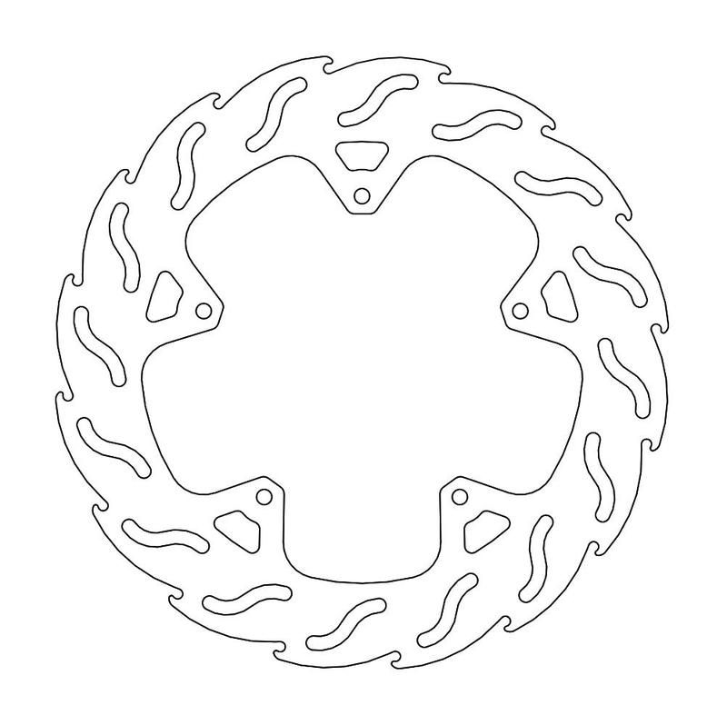 Moto-Master Flame Brakedisc foran venstre X9 500 Evolution, Nexus 500