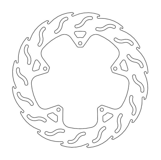 Moto-Master Flame Brakedisc foran venstre X9 500 Evolution, Nexus 500