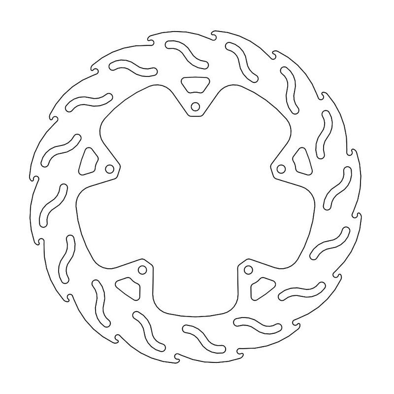 Moto-Master Flame Brakedisc foran høyre X9 500 Evolution, Nexus 500