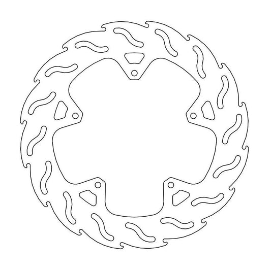 Moto-Master Flame Brakedisc foran høyre X9 500 Evolution, Nexus 500