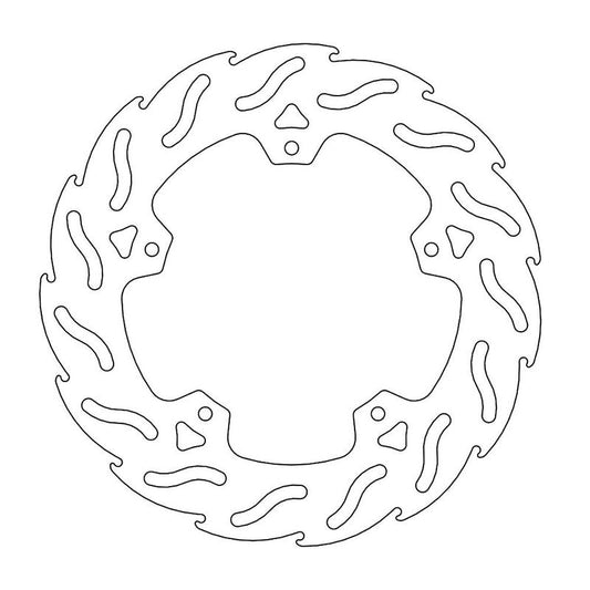 Moto-Master Flame Bremseplate bak Vespa