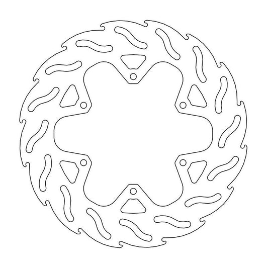 Moto-Master Flame Bremseplate foran høyre MP3, FUOCO