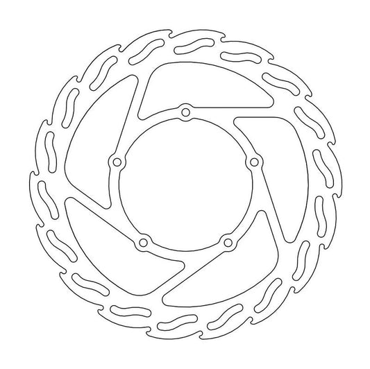 Moto-Master Flame Bremseplate foran BMW